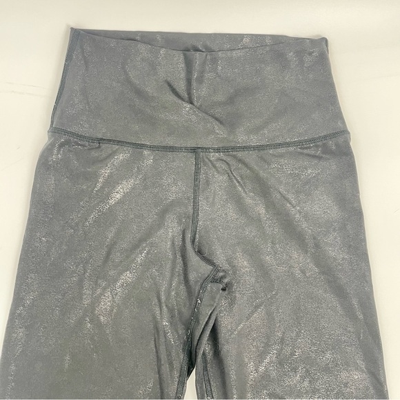 Aerie Offline Sports Athleisure Crossover Leggings Faux Leather Moto‎ Lounge M - Picture 4 of 9